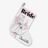 Mode Bride Pink Bride stocker Kleine Kerstsok (Voorkant (Hangend))