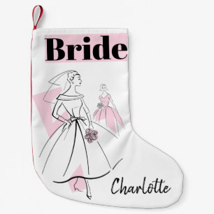Mode Bride Pink Bride stocker Kleine Kerstsok