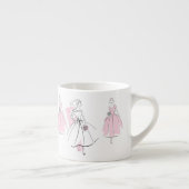 Mode Bride Pink Bridesmaid mok espresso (Rechts)