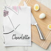 Mode Bride Pink Group Bride keukenhanddoek (Quarter Fold)