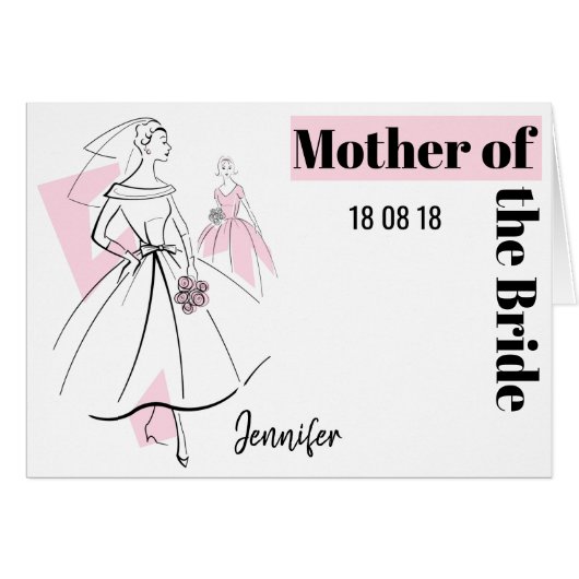 Mode Bride Pink Group Moeder van Bride Date hl (Voorkant Horizontaal)