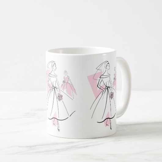 Mode Bride Pink Group mok (Voorkant rechts)