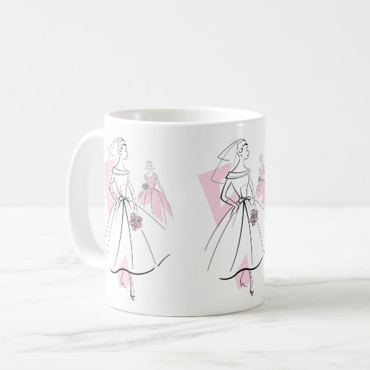 Mode Bride Pink Group mok (Voorkant links)