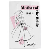 Mode Bride Pink Moeder van het medium Bride Medium Cadeauzakje (Voorkant)