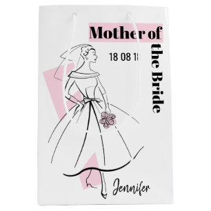 Mode Bride Pink Moeder van het medium Bride Medium Cadeauzakje