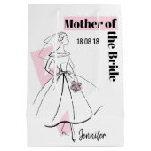 Mode Bride Pink Moeder van het medium Bride Medium Cadeauzakje (Achterkant)