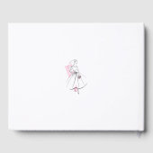 Mode Bride Roze Bride Datum Naam Gastboek Gastenboek (Achterkant)