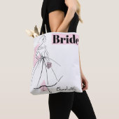 Mode Bride Roze bruin tas roze achterzijde (Dichtbij)