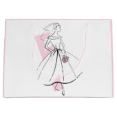 Mode Bride Roze cadeautas groot roze (Voorkant)