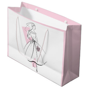 Mode Bride Roze cadeautas groot roze