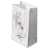 Mode Bride Roze cadeautas klein (Achterkant Gekanteld)