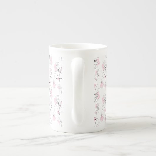 Mode Bride Roze Groep Multi mok botchina (Achterkant)