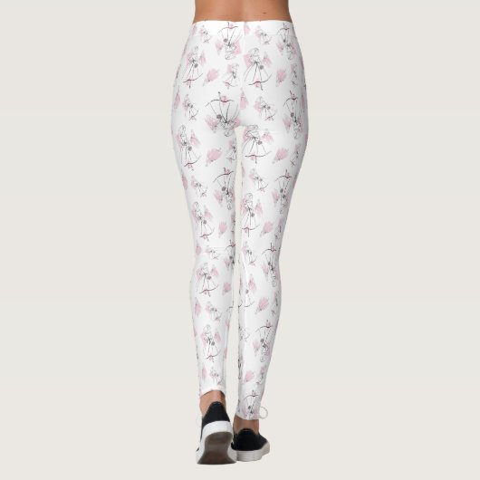Mode Bride Roze Groep Multileggings Leggings (Achterkant)