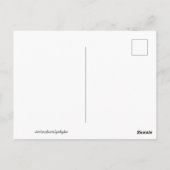 Mode Bride Roze Hartelijk dank briefkaart (Achterkant)