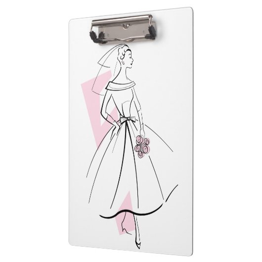 Mode Bride Roze klembord (Links)