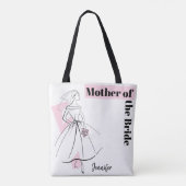 Mode Bride Roze Moeder van het tas van de Naam Bri (Achterkant)