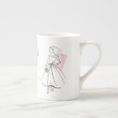 Mode Bride Roze mok botchina (Rechts)