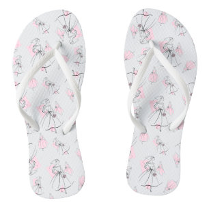 Mode Bride Roze Multi teenslippers