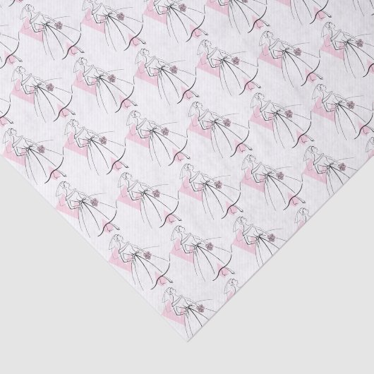 Mode Bride Roze Multitissuepapier Tissuepapier (Detail)