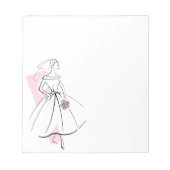 Mode Bride Roze notitieblok klein (Voorkant)