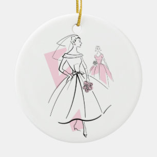 Mode Bride Roze ornament