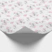 Mode Bride Roze papier met meerdere wikkels (Hoek)