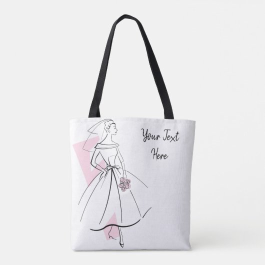 Mode Bride Roze tas (Achterkant)