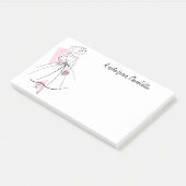 Mode Bride Roze Tekst post-it notities Post-it® Notes (Schuin)