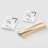 Mode Bride Roze Vrijgezellenfeest ventilatorpeddel Handwaaier