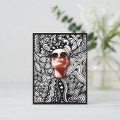 Mode Briefkaart hoek (Staand voorkant)