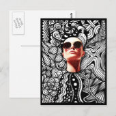 Mode Briefkaart hoek (Voorkant / Achterkant)