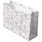Mode Bruid Roze Groep Multi tas groot Cadeauzakje (Voorkant Gekanteld)