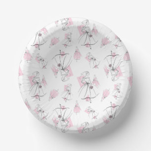Mode Bruid Roze Multi Papieren Kommen