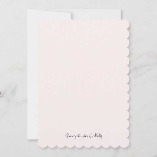 Mode bruid Vrijgezellenfeest Kaart (Achterkant)