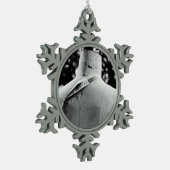 mode buiten tin sneeuwvlok ornament (Links)