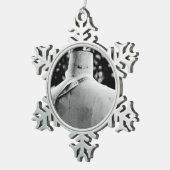 mode buiten tin sneeuwvlok ornament (Rechts)
