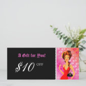 Mode Cadeaubon Zebra (Staand voorkant)