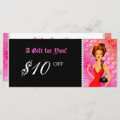 Mode Cadeaubon Zebra (Voorkant / Achterkant)