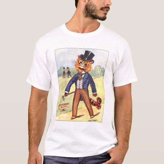 Mode Cat van Louis Wain T-shirt (Voorkant)