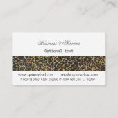 Mode Chic Trendy Lady Stilettos schept een paars Visitekaartje (Achterkant)