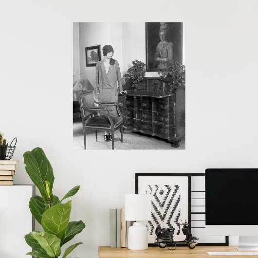 mode Cloche Pet 1920 Poster (Thuiskantoor)