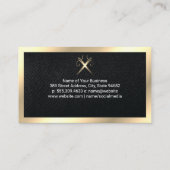 Mode Coat Hanger Logo | Goud Visitekaartje (Achterkant)