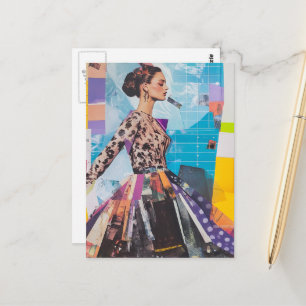 Mode Collage Briefkaart