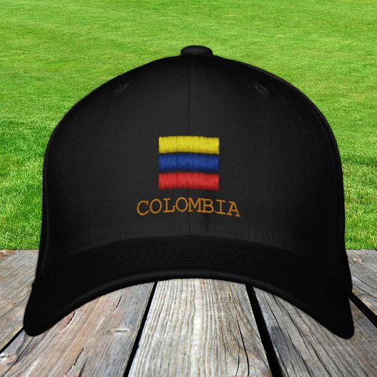 Mode Colombia en Colombiaanse vlag / Patriotten Geborduurde Pet