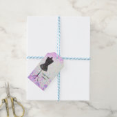 Mode Confetti Mannequin op maat gemaakte feestfavo Cadeaulabel (Met Touw)