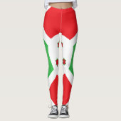 Mode Cool Burundi-vlag Leggings (Voorkant)
