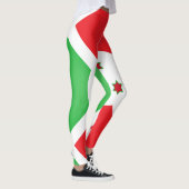 Mode Cool Burundi-vlag Leggings (Rechts)