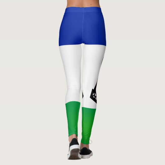 Mode Cool Lesotho-vlag Leggings (Achterkant)