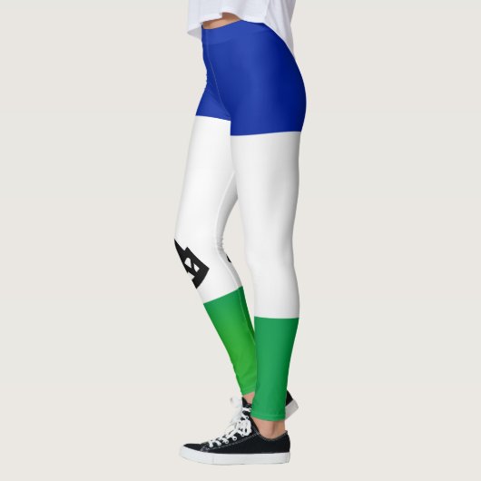 Mode Cool Lesotho-vlag Leggings (Links)