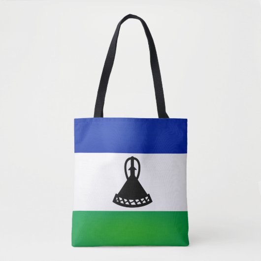 Mode Cool Lesotho-vlag Tote Bag (Voorkant)